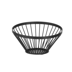 Panier à Fruits Oblique Noir - 150 mm de Diamètre
