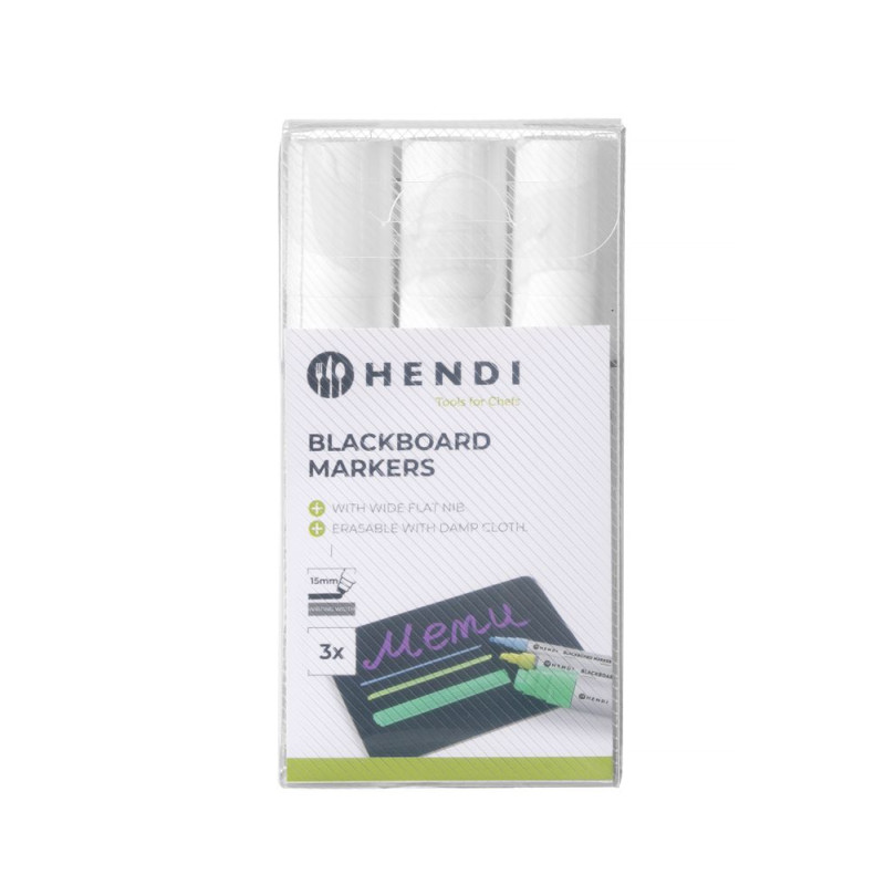 Kreidu markeri 15 mm - HENDI zīmols - Fourniresto