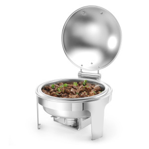 Chafing dish apaļš ar matētu apdari - Zīmols HENDI - Fourniresto