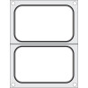 Matrice de Scellage pour Scelleuse Manuelle - 2 Compartiments 178 x 113 mm - Hendi