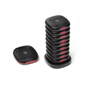 Restorāna HENDI restorāna bīperis - 10 gabalu komplekts: optimizējiet savu apkalpošanu un viegli sazinieties ar saviem klientiem