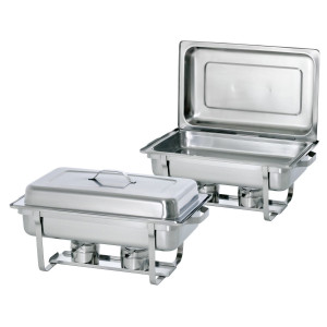 Chafing Dish 9 L - GN 1/1 - 2 gabalu komplekts