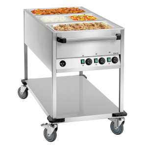 Bain-Marie vežimē - 3 GN 1/1
