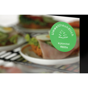 Profesionāla ledusskapis Bartscher - 78 L, melns