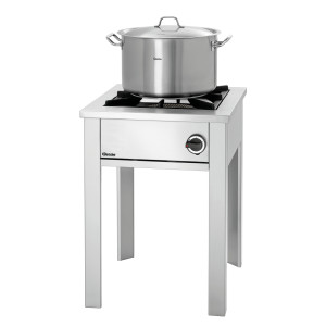 Profesionāls gāzes plīts ar kājām - 1 deglis - 280 mm Bartscher 1050603