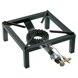 Vienas degvielas gāzes plīts zīmola Barstcher.