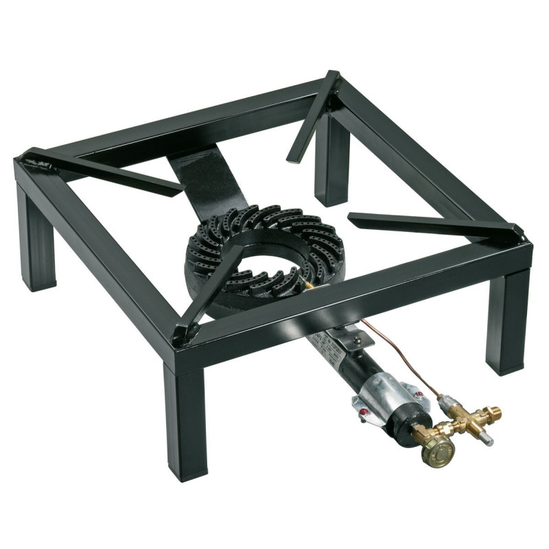 Vienas degvielas gāzes plīts zīmola Barstcher.