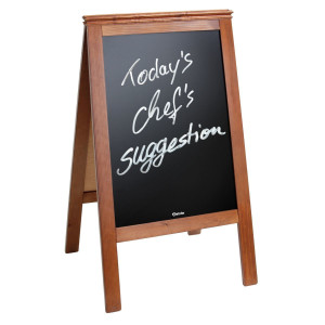 Bāra ielas bistroa ēdienkarte.