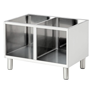 650 mm pamatne divkāršai lavas akmens grila plāksnei - L 800 - Bartscher