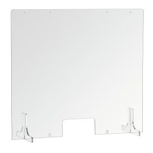 Aizsargstikls galdiņiem un galdu virsma - 1000 x 900 - Bartscher