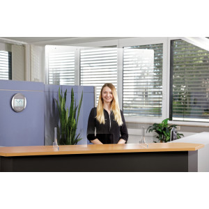 Aizsargstikls galdiņiem un galdu virsma - 1000 x 900 - Bartscher