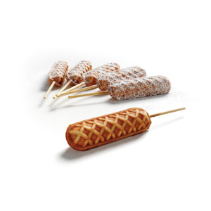 Profesionāla gofru plīts Lolly - grauzdētas gofras - Bartscher