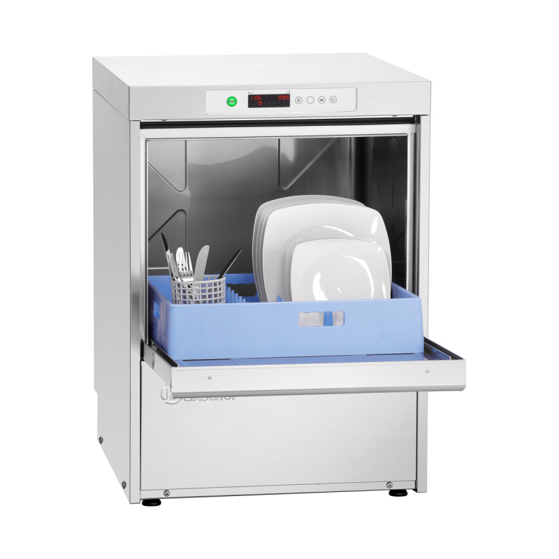 Profesionāla trauku mazgājamā mašīna US PPlus 500 LPR ar iztukšošanas sūkni - 50 x 50 cm