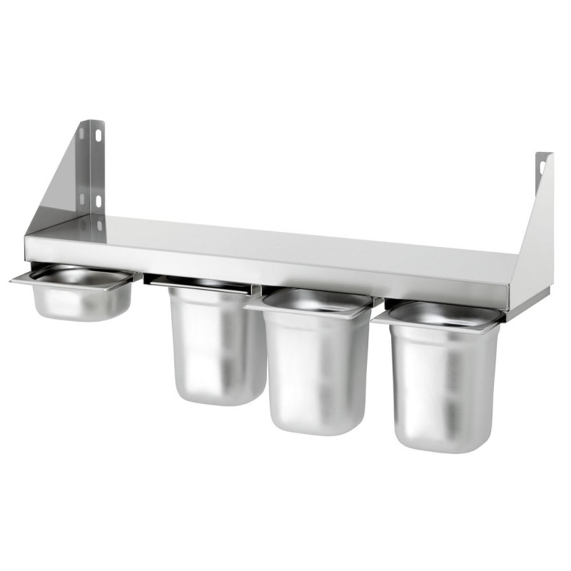 Garšvielu plaukts - 4 x GN 1/6 kastītes