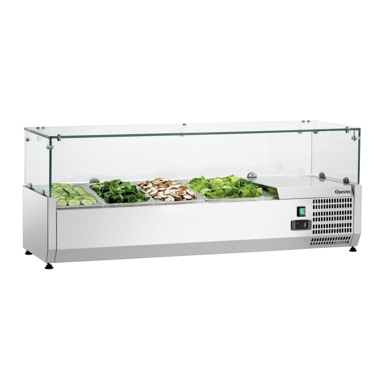 Salātu bļoda - 3 x GN 1/3 + 1 x GN 1/2