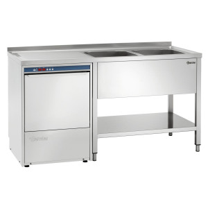 Iemērcēšanas veļas mazgātava 700 - 2 trauki un nolaišanas vieta pa kreisi