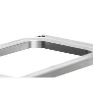 Ietvars ar 2 nodalījumiem vakuumēšanas iekārtai pusautomātiskai trauciņu iekārtai