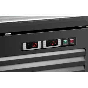 Pozitīvā un negatīvā ledusskapis - 430 L - Bartscher