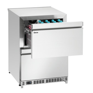 Refrigerētais galds ar 2 durvīm un 2 nodalījumiem - L 600 x D 600 mm - Bartscher