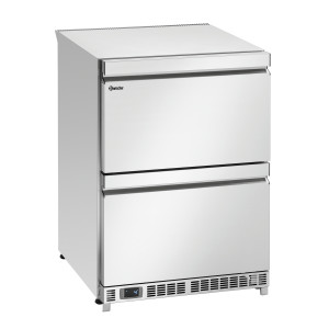 Refrigerētais galds ar 2 durvīm un 2 nodalījumiem - L 600 x D 600 mm - Bartscher