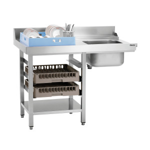 Nerūsējošā tērauda šķirošanas galds DS-LI1B SKE - optimāli izmēri