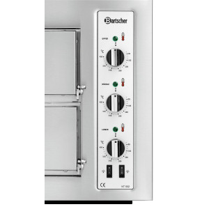 Četrkārtējā pica NT 502 Bartscher: Profesionāla dubultā krāsns 8 picām