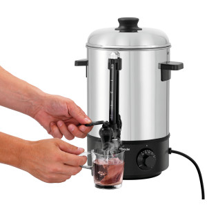 Karstā ūdens izsmidzinātājs 6L Bartscher no nerūsējošā tērauda, regulējama temperatūra