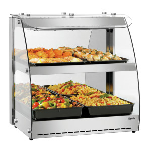 Profesionāls melamīna melns prezentācijas šķīvis - Bartscher