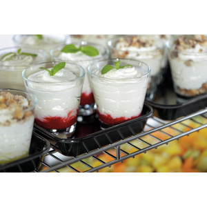 Prezentācijas šķīvis 60S-280x420 melamīna melnā krāsā - Bartscher