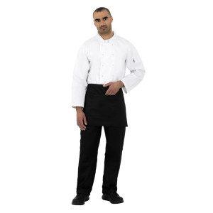 Vegas baltās virtuves jaka ar garām piedurknēm - XXL izmērs - Whites Chefs Clothing - Fourniresto