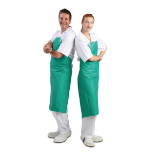 Tabieris ar ūdensizturīgu un ļoti izturīgu pārsēju, zaļš 1070 x 910 mm - Whites Chefs Clothing - Fourniresto