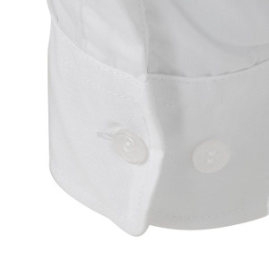 Baltās garās piedurknēs apvienotās darba krekls - Izmērs S - Chef Works - Fourniresto