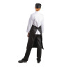 Standarta melna polikotona priekšauts 914 x 762 mm - Whites Chefs Clothing - Fourniresto