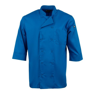 Zila virtuves jaka unisex - L izmērs - Chef Works - Fourniresto