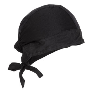 Bandāna melna - vienmērīga izmēra - Whites Chefs Clothing - Fourniresto