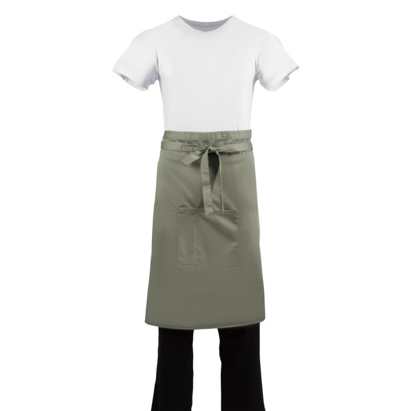 Olu servētāja priekšauts no polikotona 1000 x 700 mm - Whites Chefs Clothing - Fourniresto