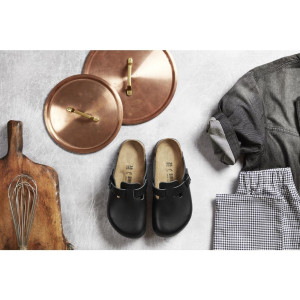 Melnie saboti Bostonā - izmērs 45 - Birkenstock - Fourniresto