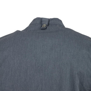 Kokvilna ar īsām piedurknēm un rāvējizlietni zila krāsā - L izmērs - Chef Works - Fourniresto