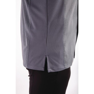 Kokvilna ar īsām piedurknēm un rāvējizlietni zila krāsā - XL izmērs - Chef Works - Fourniresto