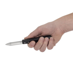 Dzelzs mizas noņēmējs ar divpusēju asmeni un koka rokturi - Victorinox - Fourniresto