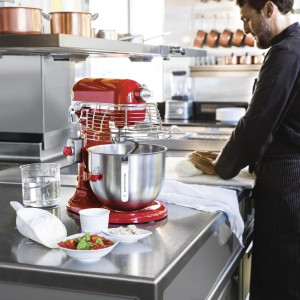 Profesionāla sarkanā krāsā 6,9 L mikseris - KitchenAid - Fourniresto