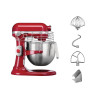 Profesionāla sarkanā krāsā 6,9 L mikseris - KitchenAid - Fourniresto