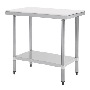 Galds no nerūsējošā tērauda 900 mm - Vogue - Fourniresto