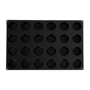 Silikona pretsalipuma cepšanas forma ar 24 muffiniem Ø 75 mm - FourniResto - Fourniresto