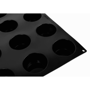 Silikona pretsalipuma cepšanas forma ar 24 muffiniem Ø 75 mm - FourniResto - Fourniresto