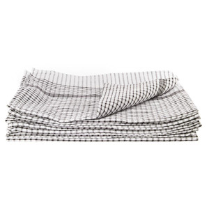 Polikotona melna dvielis - 10 gabalu komplekts - Vogue - Fourniresto