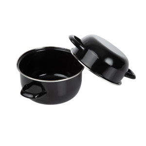 Vidējais garšvielu kausa emaljas Ø 200 mm 1 kg - Olympia - Fourniresto