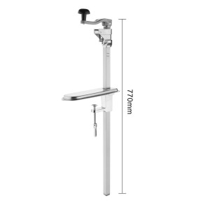 Darba virsmas nerūsējošā tērauda konservu atvērējs 770 mm - Vogue - Fourniresto