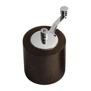 Sāls un piparu dzirnaviņas tumšā koka krāsā - Olympia - Fourniresto