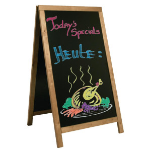 Pastaigu celiņa zīmols Teck 1200 x 680 mm - Securit - Fourniresto